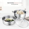 Balder Deluxe Stainless Steel Double-Layer Steamer Pot