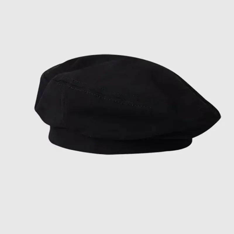 

Cotton Women Berets Winter Hats Vintage French Plaid Top Military Cap Painter Hat 2023 Autumn Street Girls Octagonal Beret Caps 5