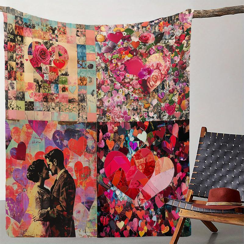 Valentine's Day Gift Throw Blanket Personalized Gift Blankets Thermals For Travel Warm Blanket Winter Comforter