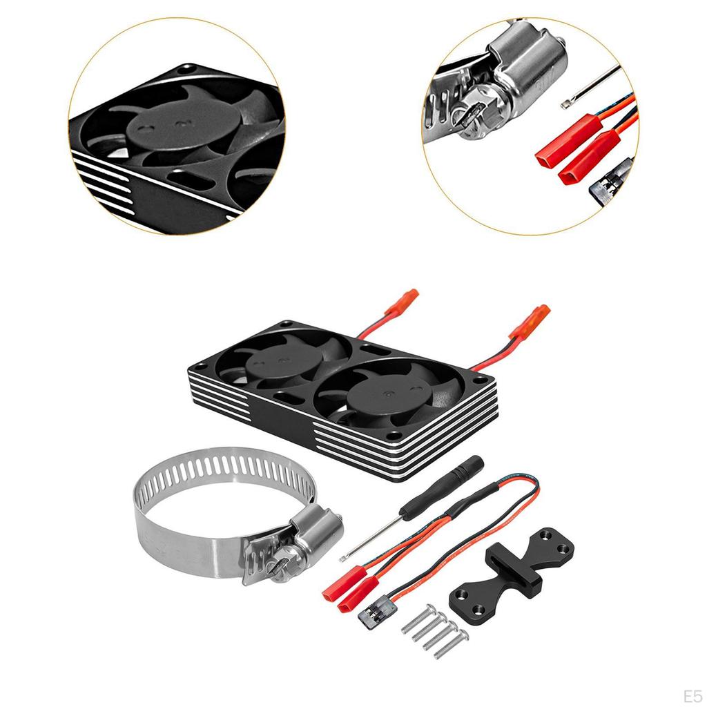 Metal RC Motor Heat Sink Kit 22000RPM for 4284 4985 Motors Accessories Adjustable Easily Install