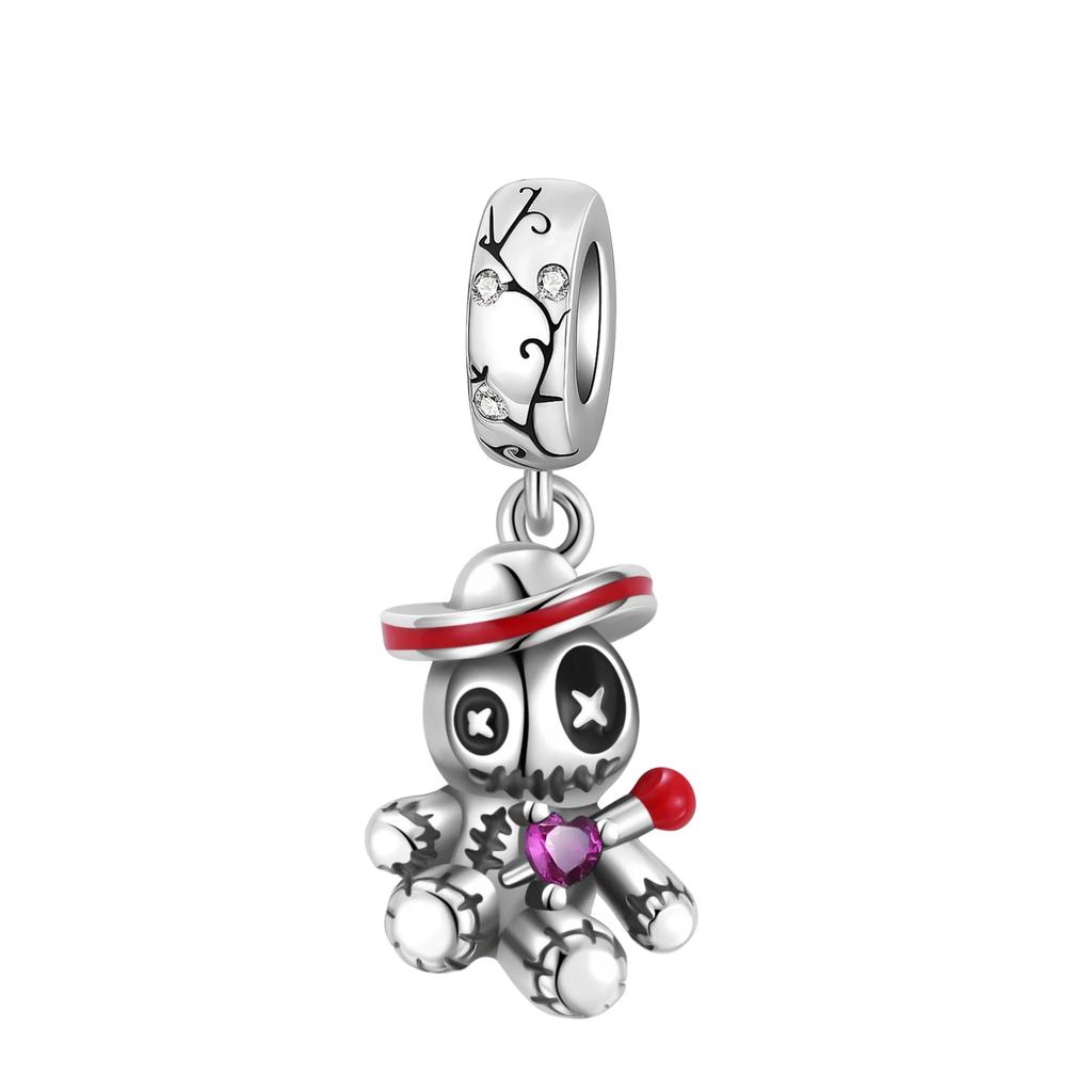 Funny Halloween Charm Bead Charms copper Pumpkin Ghost Witch Magic Hat Pendant Bead Compatible With Authentic Bracelets Necklaces Do It Yourself Jewel