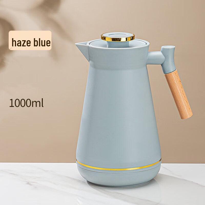 Changqi Termoska se skleněnou vložkou a dřevěnou rukojetí