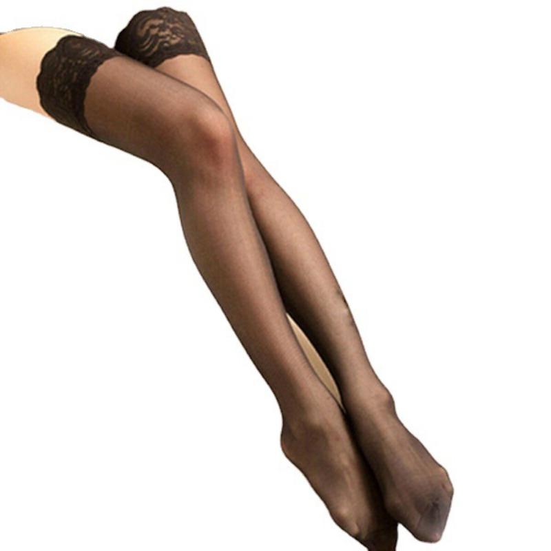 Sex Stockings Women's Sex Underwear Uniform Pure Desire Transparent Lace Stockings Over Knee Thigh Socks