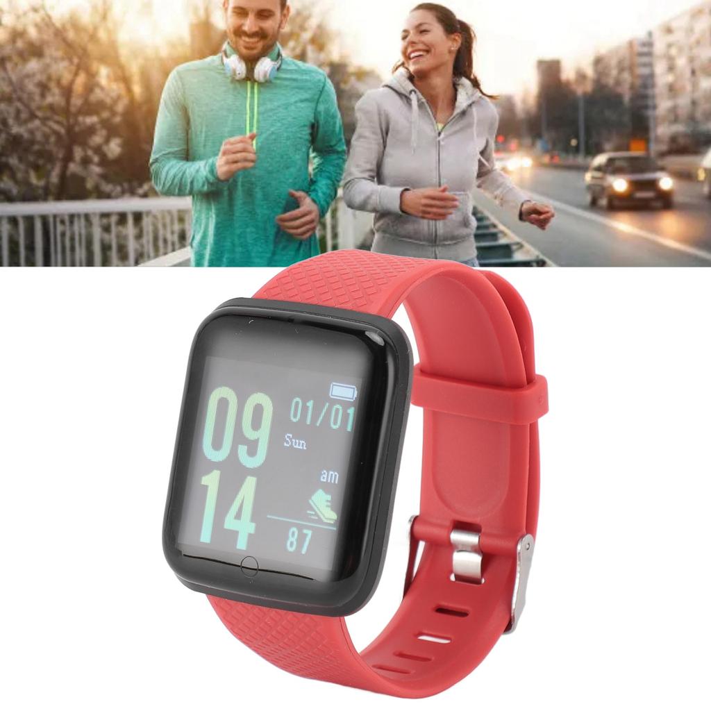 Fitness Watch Sleep Monitor Calorie Counter IP65 Waterproof Message Reminder Smart Activity for Men Women