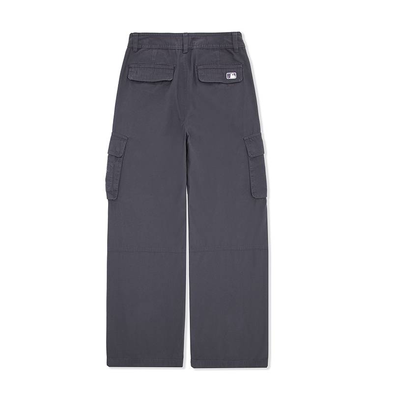 New MLB Boston Red Sox Basic Collection 25FW Cargo Pants Women's Standard Charcoal Gray 3FWPB1756-43CGS