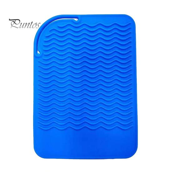 Styling-Werkzeug, hitzebeständige Matte, aufrollbar, faltbar, rutschfest, flach/Lockenstab, Haarglätter, Haar-Werkzeuge, Silikon-Pad, Schutzkissen