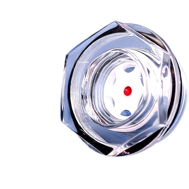 G 3/8" 1/2" 3/4" 1" BSP M16-M60 Métrico Macho Plástico Visor de Nível de Óleo Janela Cabeça Sextavada Para Compressor de Ar Caixa de Engrenagens