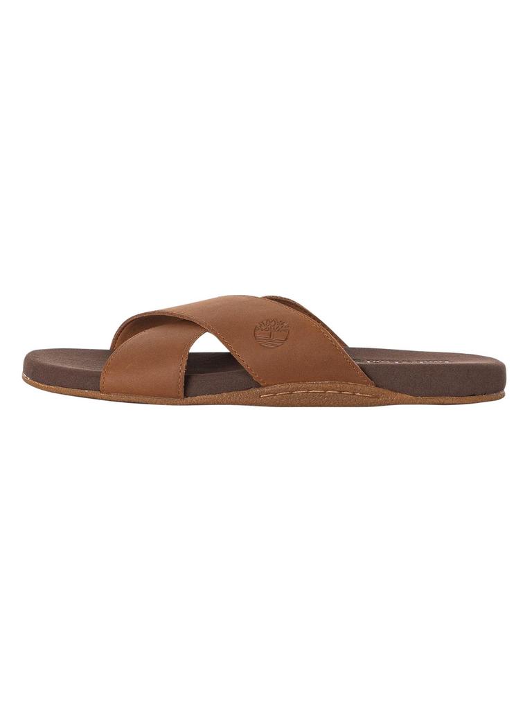 Timberland Men's Seaton Bay Cross Strap Sandals, TB0A2422F131, Saddle 9.0 / 27.0cm