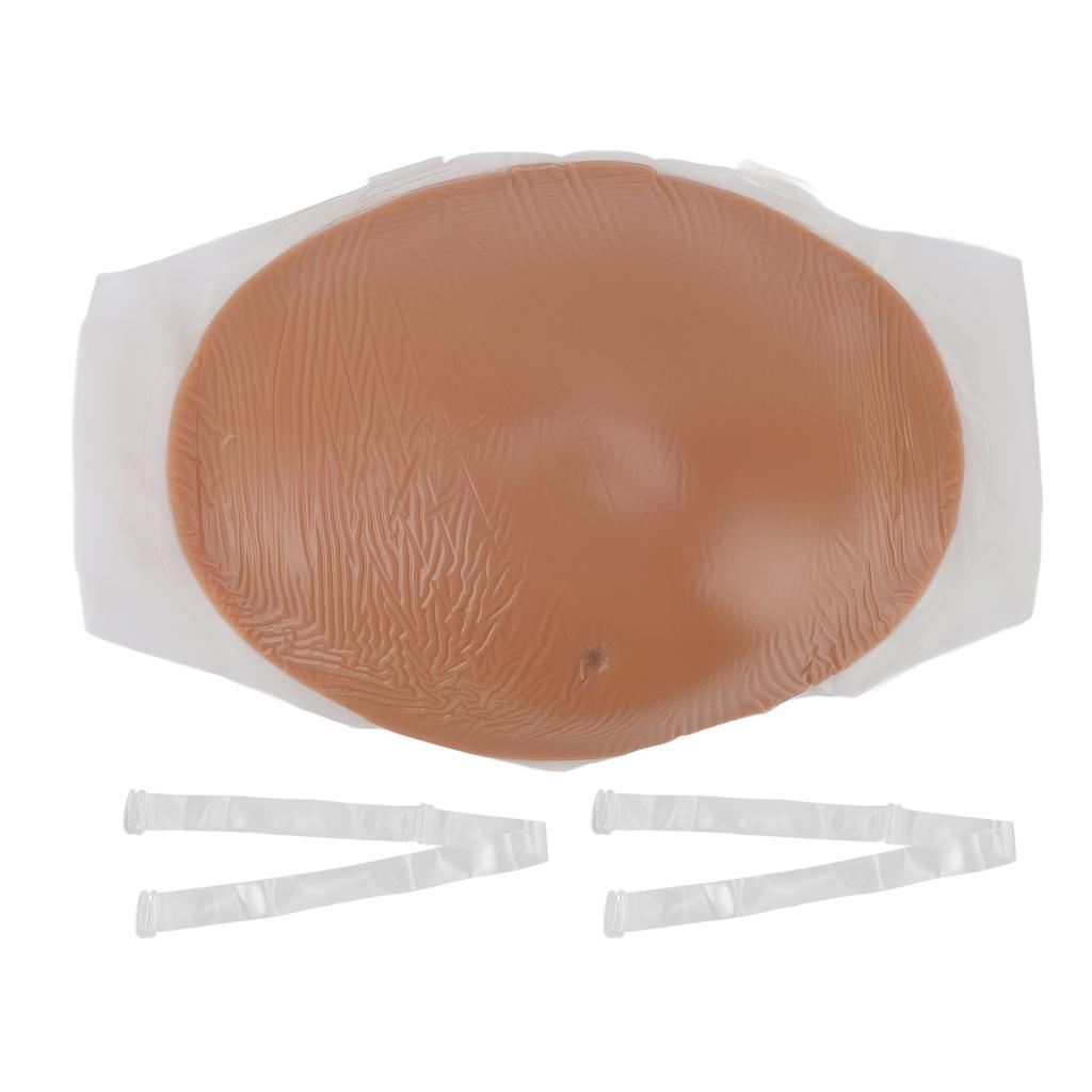 Fake Pregnancy Belly Silicone Breathable Elastic Artificial False Pregnant Tummy Props for Stage