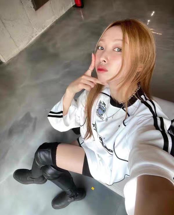 Badblood Retro Korean-American Embroidered Mesh Long Sleeve Jersey