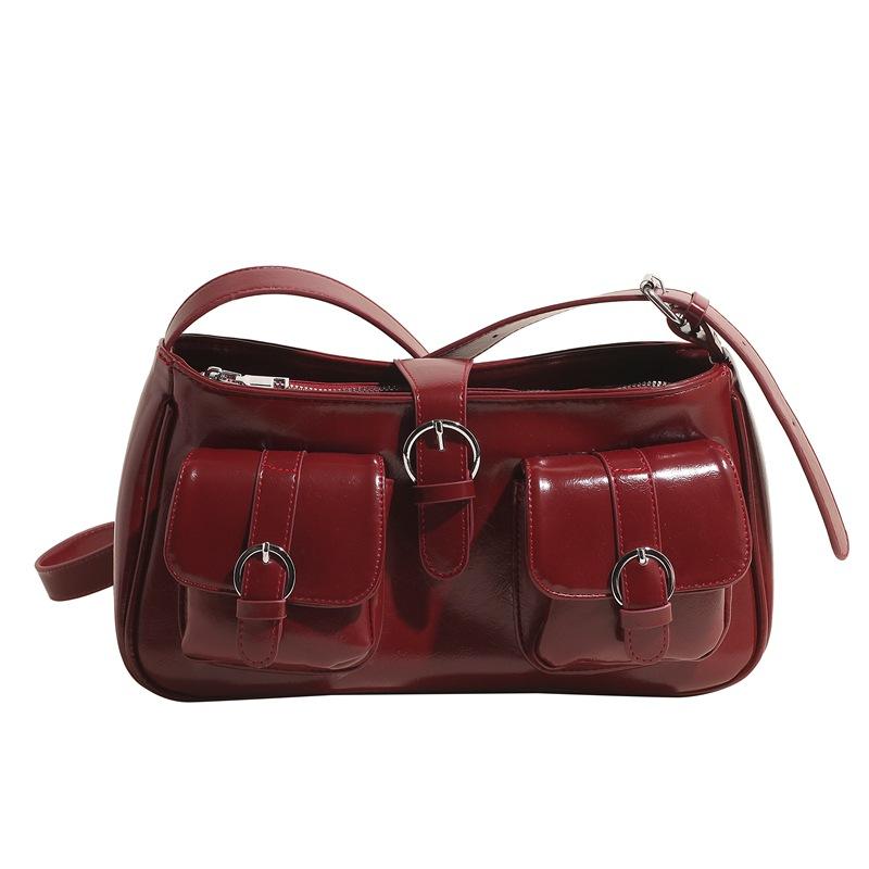 Retro high-end underarm bag women's commuter small square bag new spring and summer fashion casual shoulder messenger bag