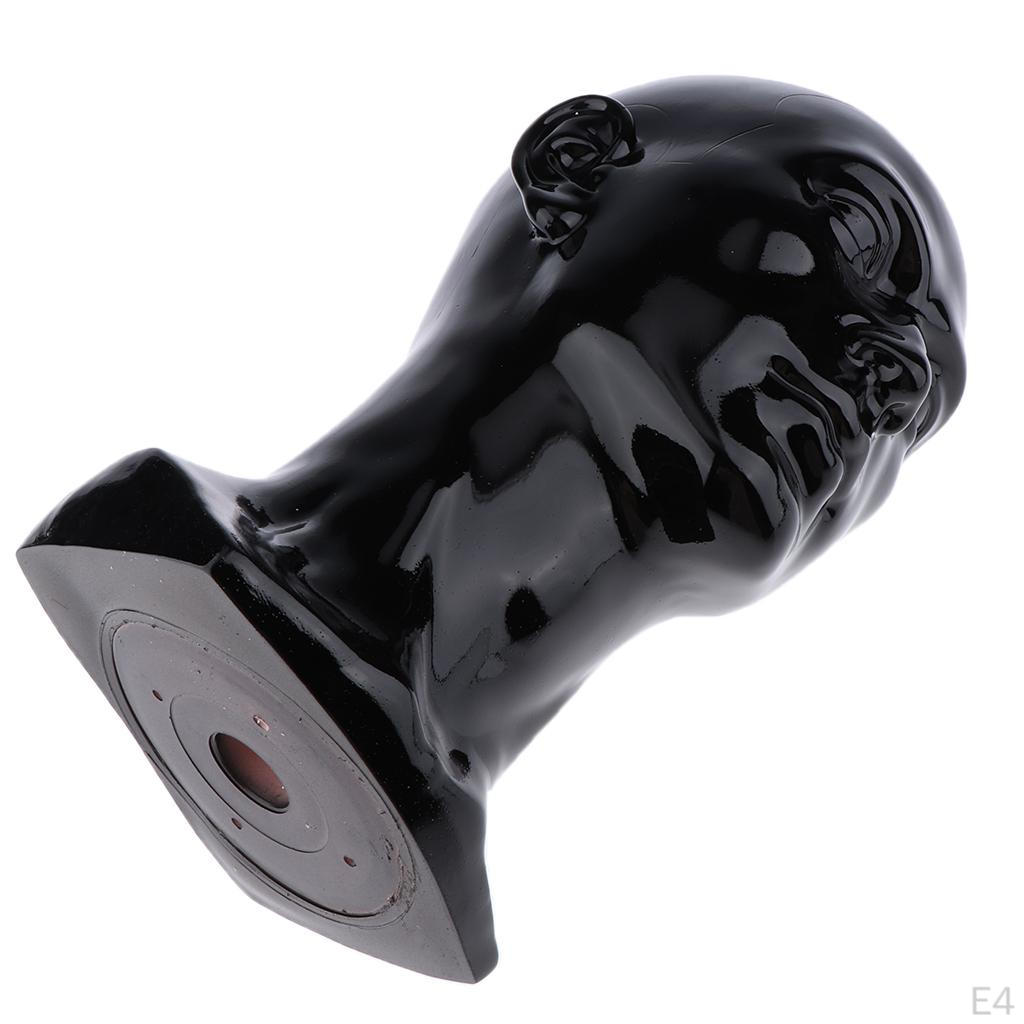 Testa Maschile Plastica PVC di Qualità Espositore