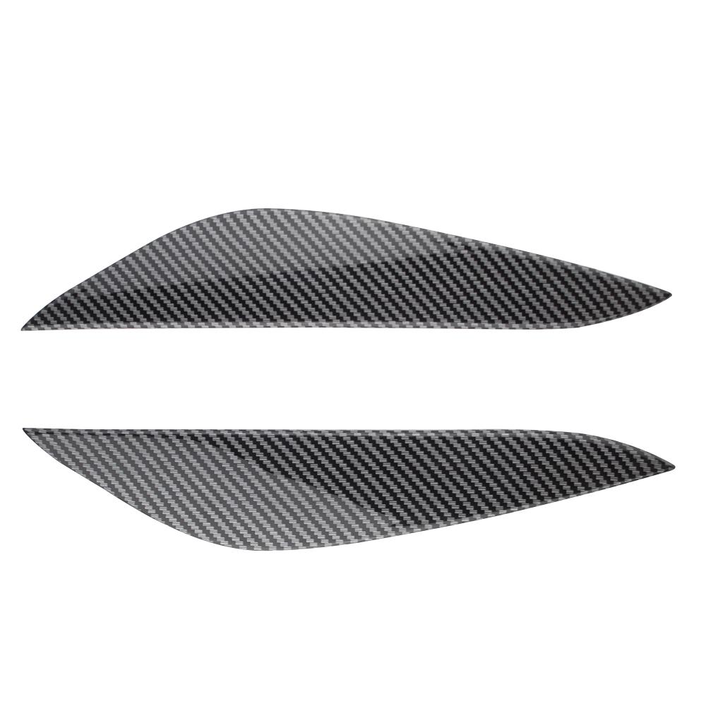 ABS Car Front Headlight Decoration Cover Trim Sticker for Tesla Model 3 Y Model3 Modely 2016-2025 Accessories 2Pcs/Set