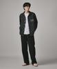 Beodeonteu Relaxed Out-Pocket Elastic Waist Slacks [Black]