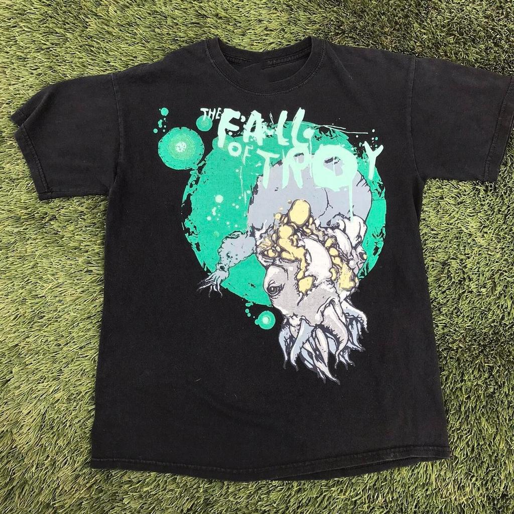 Vtg The Fall of Troy Band Tour Cotton Black Full Size Unisex Shirt CM150