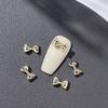 10Pcs Luxury Kawaii Bow Nail Art Charms 3D Alloy Bow Tie Jewelry Nail  Decoration Diy Accessories
