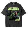 Limited The Boys William Billy Butcher Vintage Washed T Shirts Unisex Harajuku Streetwear Tshirt Oversized Loose Short Sleeve Tees