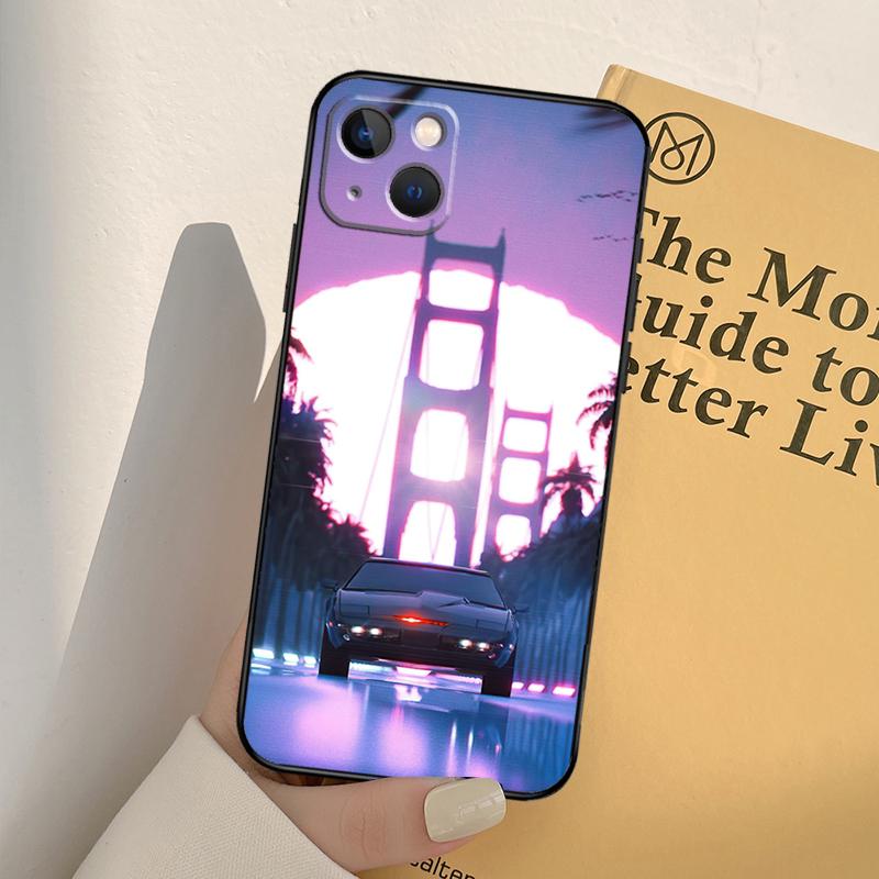Knight Rider KITT Car Phone Case For iPhone 16 15 14 Pro Max Plus 12 11 13 Pro Max 12 Mini 13 Mini Cover
