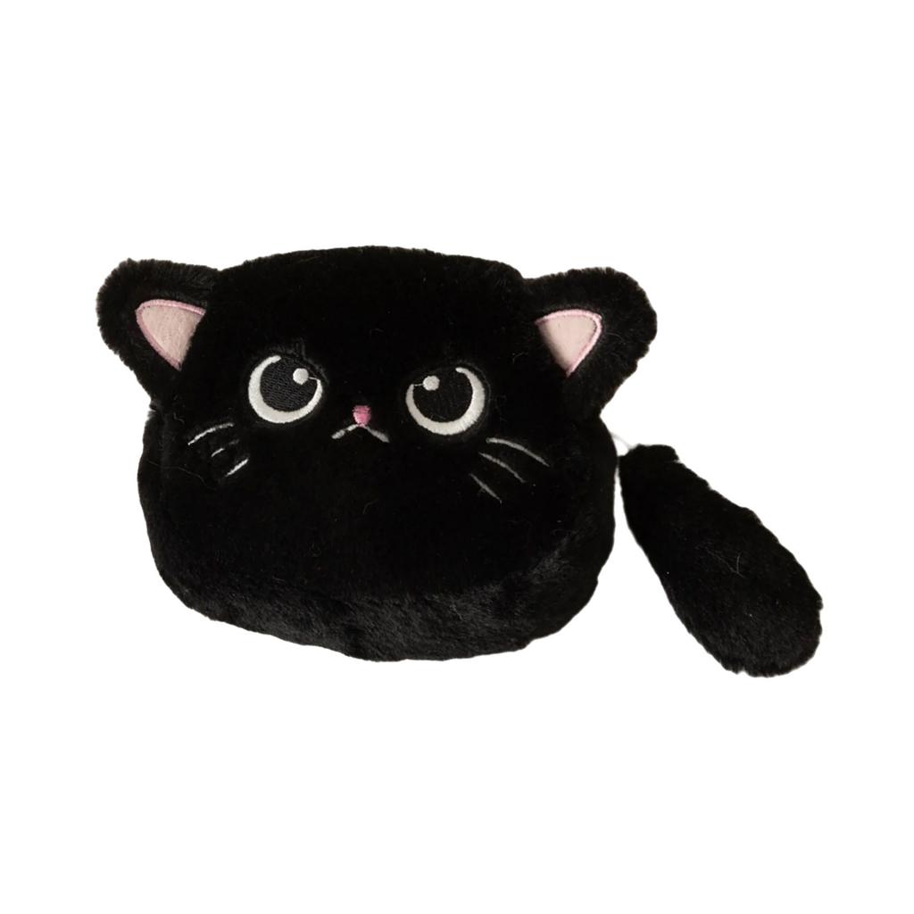 Cat Shaped Coin Purse Plush Coin Pouch Cute Wallet with Zipper Small Change Purse for Women Portable Cosmetic Bags