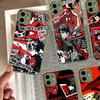 Persona 5 Matte Protective Case for iPhone 16 15 14 13 12 11 Pro Max X XS MAX Protection Case