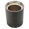 Windproof Wood Stove Outdoor Tabletop Fire Pit with Stand for Backpacking Hiking Traveling Black