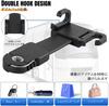 ZUKIDA Adjustable Car Seat Headrest Foldable Storage Headrest Car Seat Holder Organizer for and Water Bottle Hooks in the Car Seat Accessories Hooks,