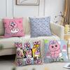 Cushion Cover Living Room Headboard Bedroom Office Cushion Cushion Sofa O-Opanchus Nap Time Cartoon Pillow Cute Case