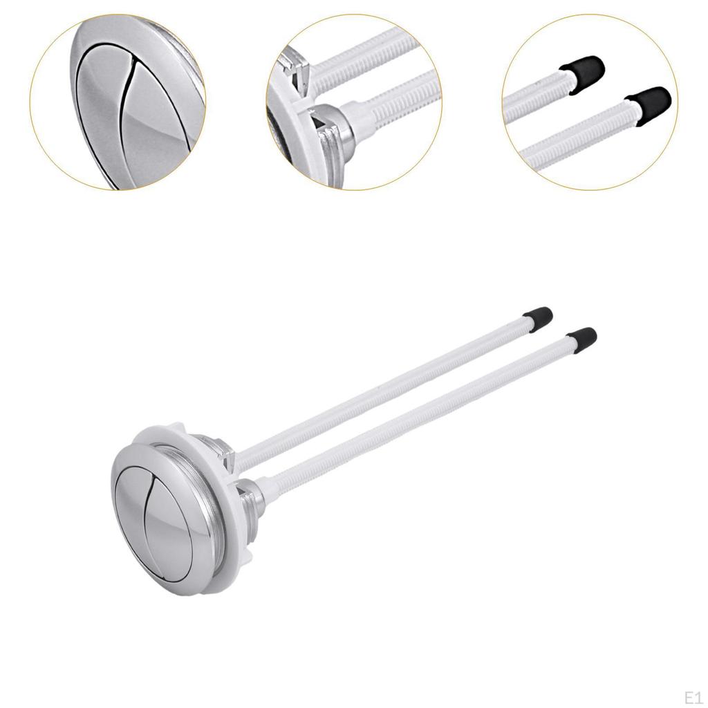 48mm Toilet Tank Flush Button Double Push Wear Resistant Multiuse Water