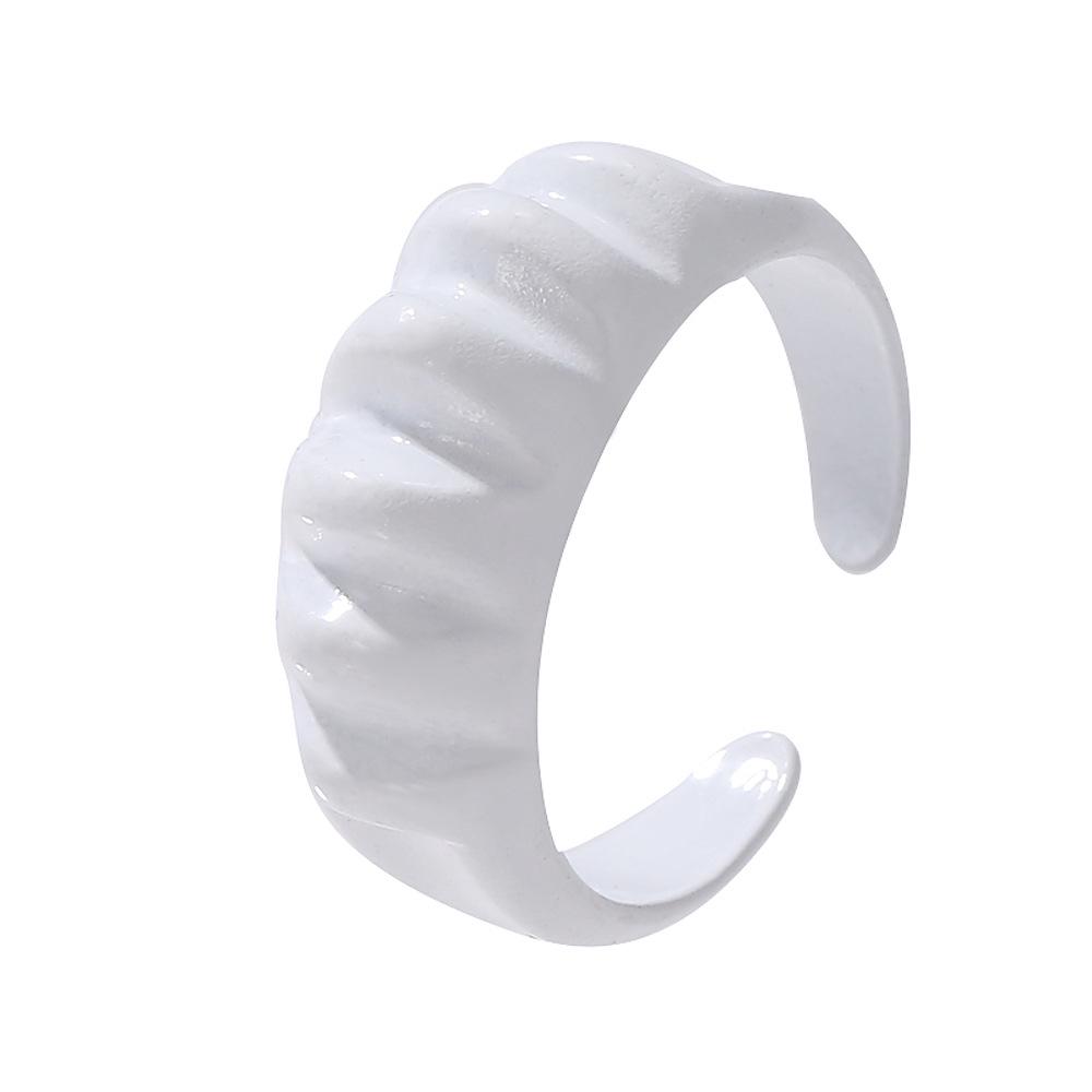 High-End Geometric Freshwater Pearl & Resin Ring - Light Luxury Style for Women