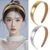 3CM Width Leather Headband Glossy Women Hair Accessory Minimalist Simple Headwear  Face Washing