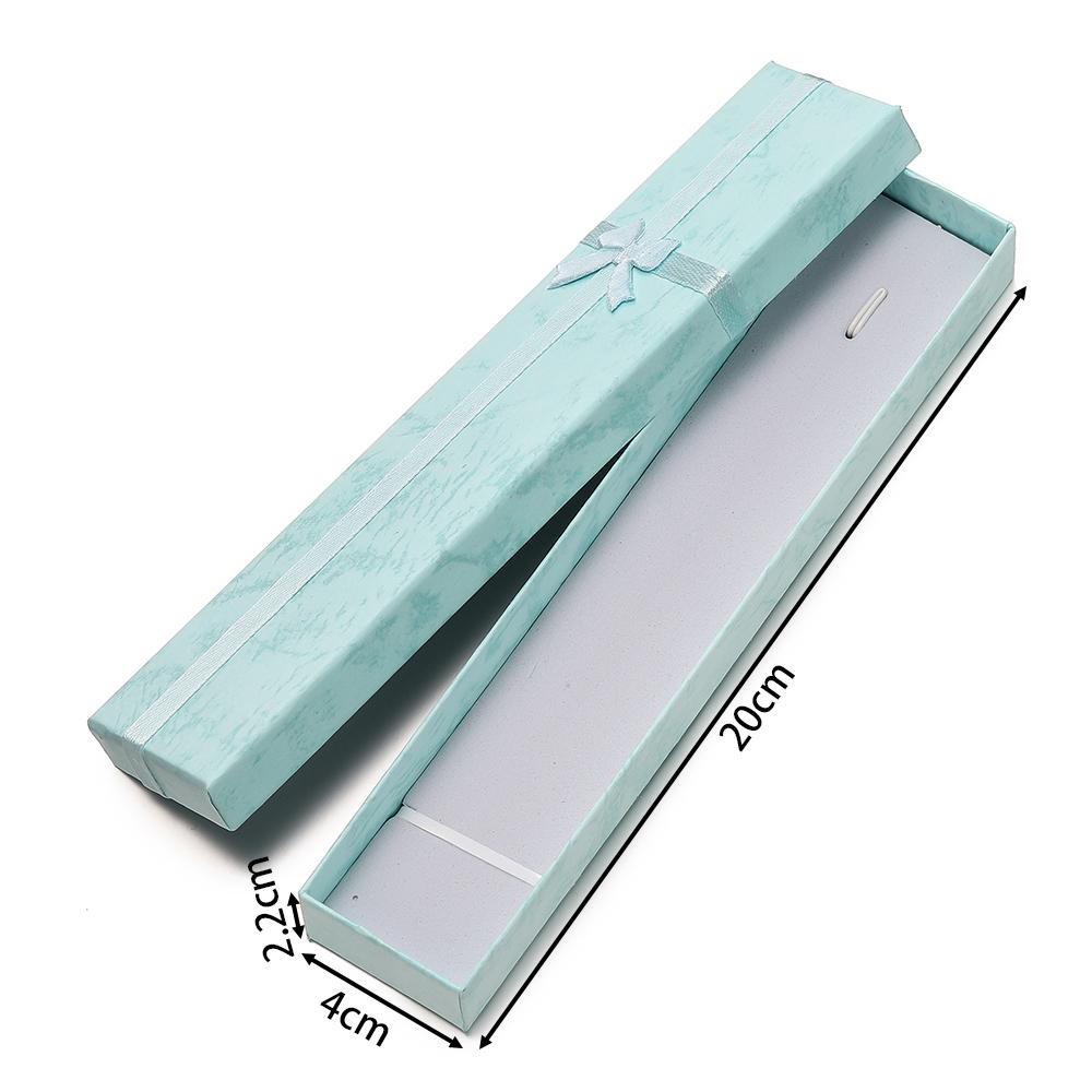 1pc High Quality Paper Ring Necklace Square Box Jewelry Necklace Earrings Rectangular Package Gift Box