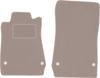 Beige Velour Floor Mats For: Mercedes SLK R171 Coupe (2004-2011)