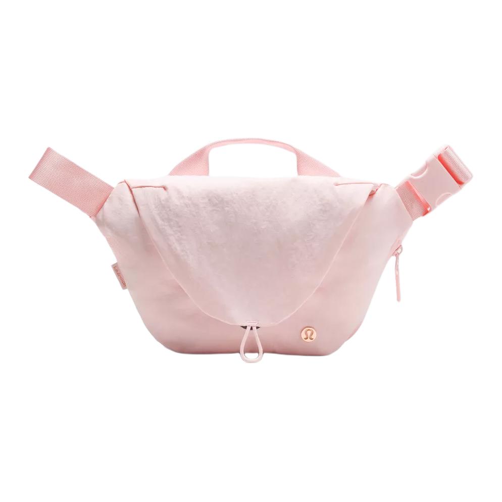 Lululemon Curved 3L Brand Logo Nylon Crossbody Waist Bag Women bags Pink-Pearl LU9BSJS-074028 Pearl Powder 17940₽