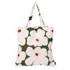 Marimekko Unikko Cotton Tote 44x43 74192 613 Women's Bag, cm, Green, [Used]