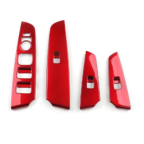 

Red Interior Moulding Car Window Switch Button Frame Trim Cover Door Armrest Panel Pad Decorative For Kia Morning 2020-2026