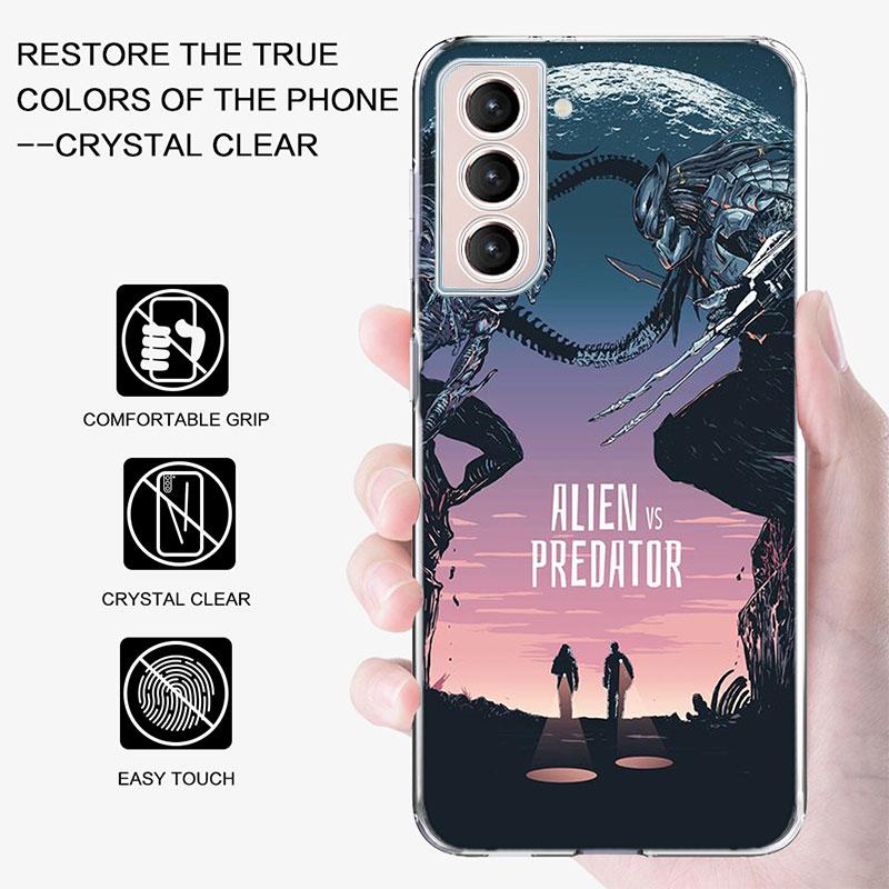 Custodia per Telefono Alien vs Predator Per Samsung A17 A56 A36 A26 A16 A55 A35 A25 A15 A05S Galaxy A71 A51 A41 A31 A21S A70 A50 A40 A30 A2