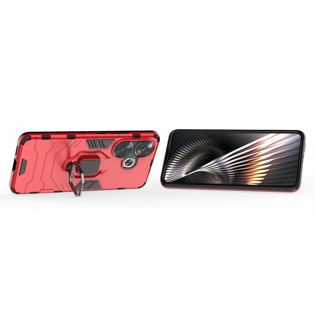 For Xiaomi Redmi Turbo 3 5G/Poco F6 5G Case Ring Holder Kickstand PC+TPU Phone Cover