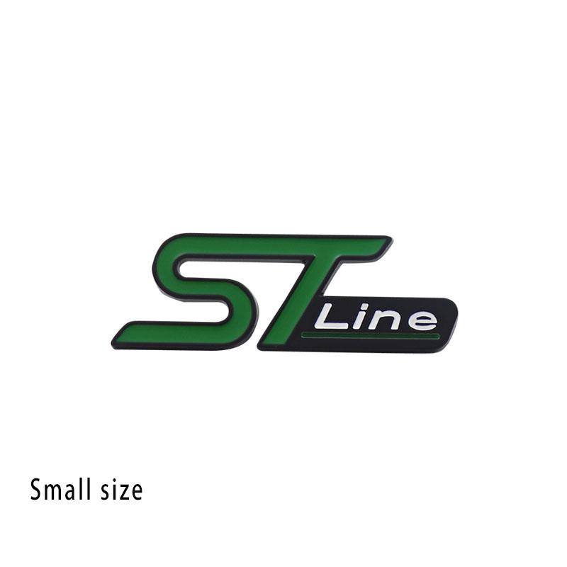 3D ST Line for Car Fender Side trunk Nameplate Decal Emblem Badge Sticker