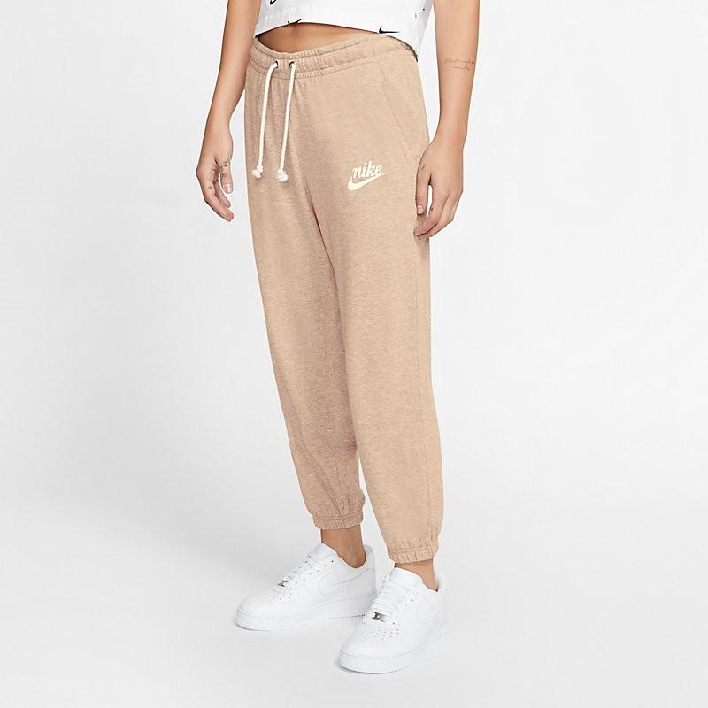 Nike Casual Knitted Lace-Up Sports Pants Women Bottoms Wheat CJ1825-287