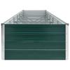 Garden Raised Bed Galvanized Steel 480 X 80 X 45 Cm Green