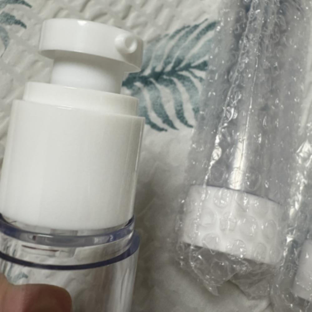 Vacuum Essence/Lotion Transparent Empty Bottles 4 x 50ml