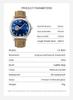 CHENXI 8854 New Band Watches 45mm Men Watch Stainless Steel case Men's Vintage Mechanical Watch SKY BLUE Dial Leather Bracelet