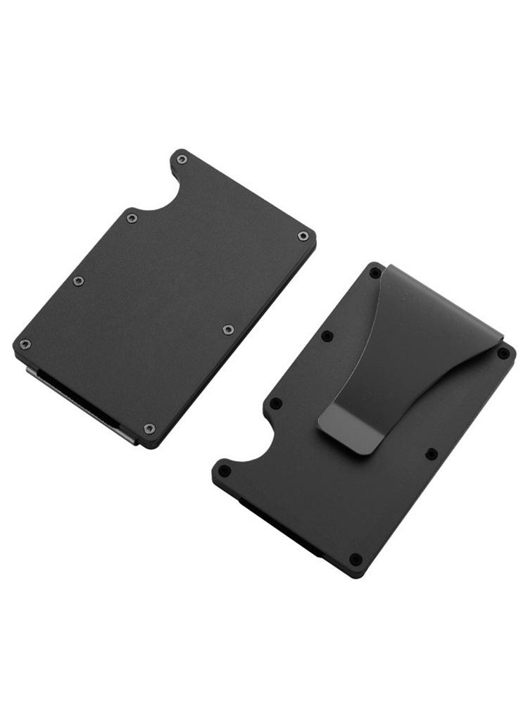 Mehrfarbiger Aluminium RFID-Kreditkartenhalter - Anti-Magnetisch, Großes Fassungsvermögen, Anpassbares Laserdesign