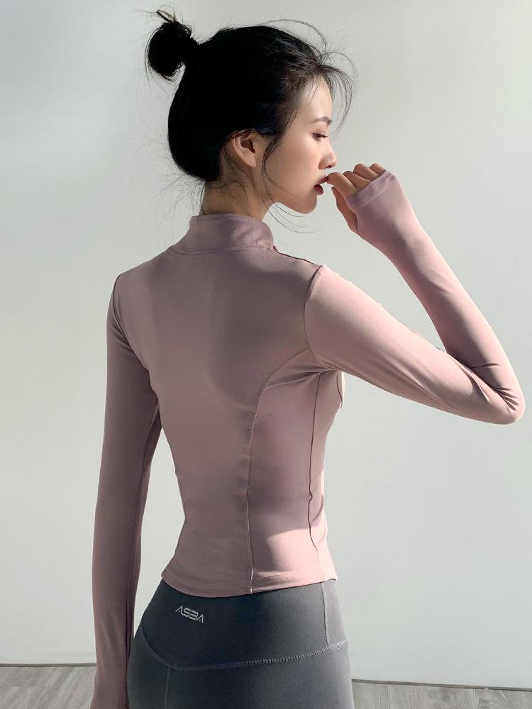 Women s Quick-Dry Long Sleeve Yoga & Running Jacket - Slim Fit L