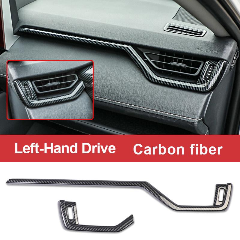 For Toyota RAV4 XA50      2024 Hybrid Car Central Control Dashboard Air Outlet Vent Strip Trim Cover Sticker