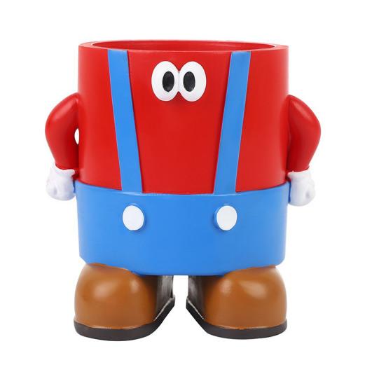 

Детский держатель для ручек с мультяшным дизайном, уникальный настольный органайзер, кисти для макияжа, цветы, зубная щетка красный