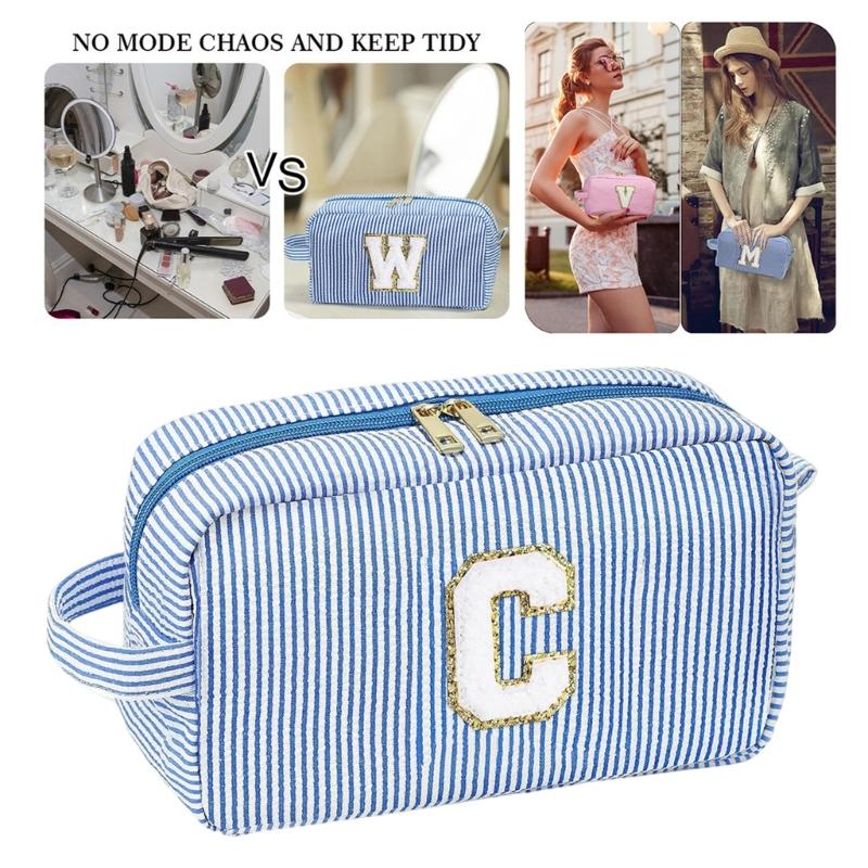 Multipurpose Cosmetic Storage Bag with Carrying Handle Large Capacity Knitting Craft Organiser Multiple Compartments