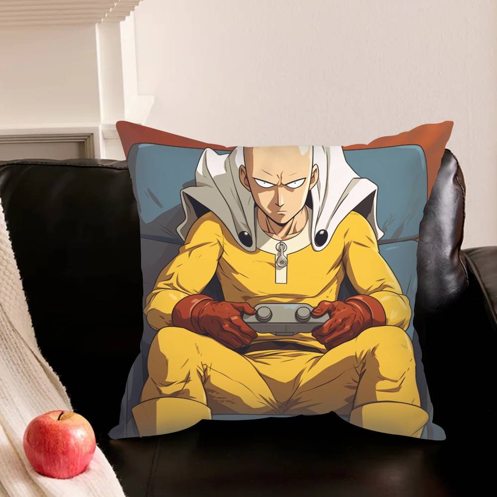One-S P-Punch A-Anime Pillowcase Living Room Sofa Cushion Cover Bedroom Room Bed Pillow Cover Home Decoration