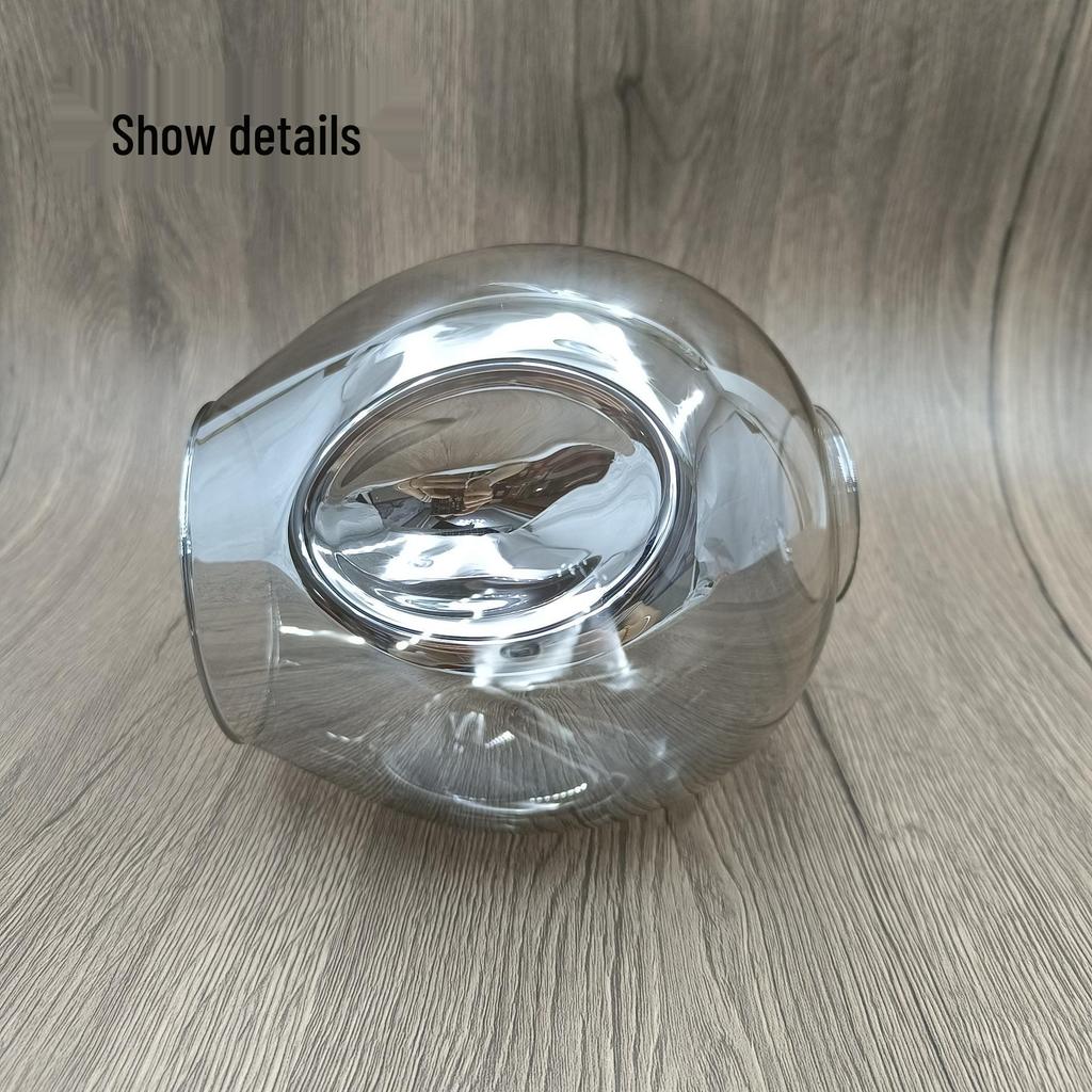 Amber Gradient Glass Chandelier - European Style Molecule Design for Living or Dining Room