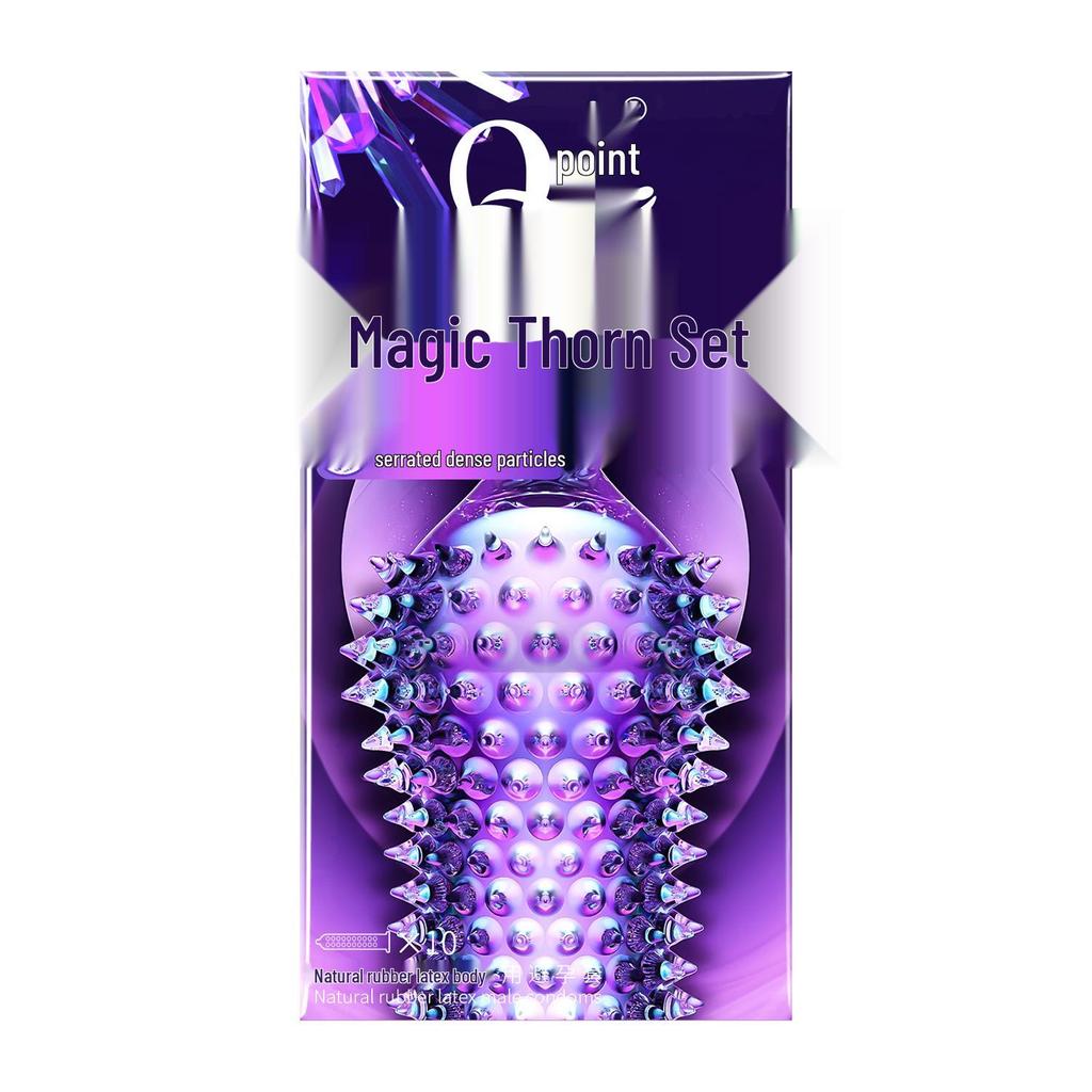 Q-point Ultra-Thin Hyaluronic Acid Condoms: Long-Lasting and Safe for Enhanced Pleasure.